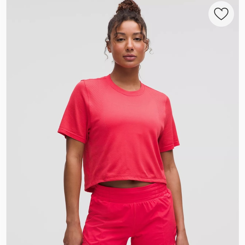 Lululemon Swifly High Low Cropped Women's Top